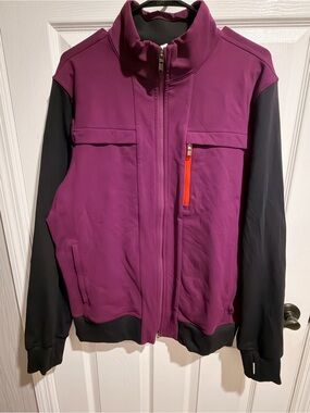 Men’s XL Lululemon athletica Post Gravity Jacket in Magenta, Black and Orange